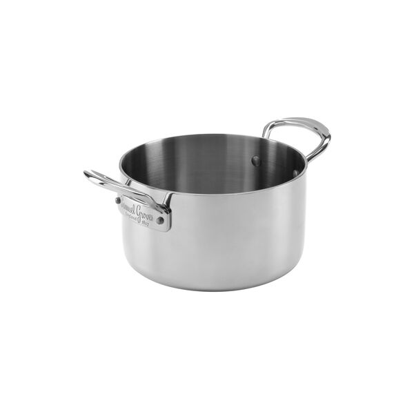 Gryte med lokk 5 l, rustfri, Samuel Groves
