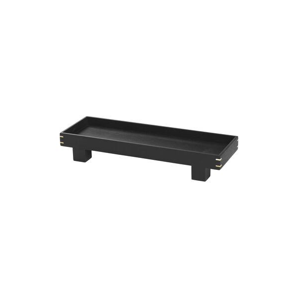 Bon Wooden Tray X Small, black, Ferm Living