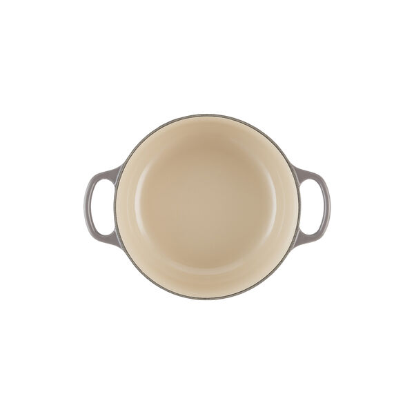 Signature st&oslash;pejern rund gryte &Oslash; 20 cm, flint, Le Creuset