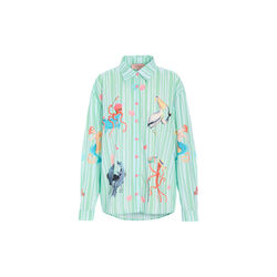 Nessie Shirt, green ocean art print, HUNK&Oslash;N