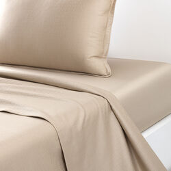 Lattice Flatt laken, sesame, BOSS Home