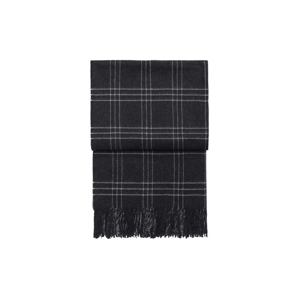 Elvang Superior pledd, mørkegrå/hvit, ELVANG