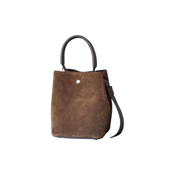 B&oslash;tteveske i semsket skinn, brun, 7 DAYS