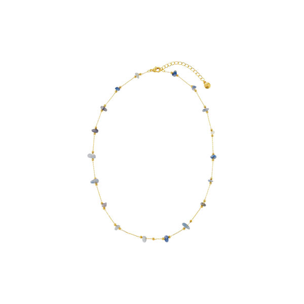 Precious Stationed Necklace, pale gold, Orelia