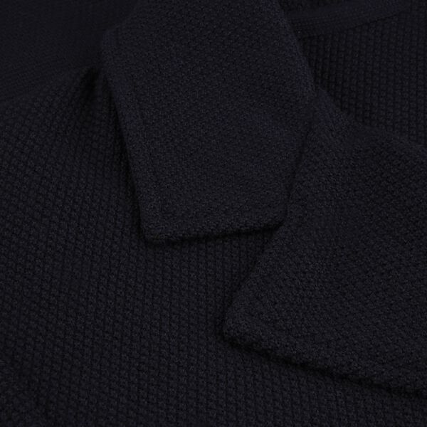 Blazer Knitted Textured Merino Wool, navy Blazer Knitted Textured Merino Wool, navy, Stenströms