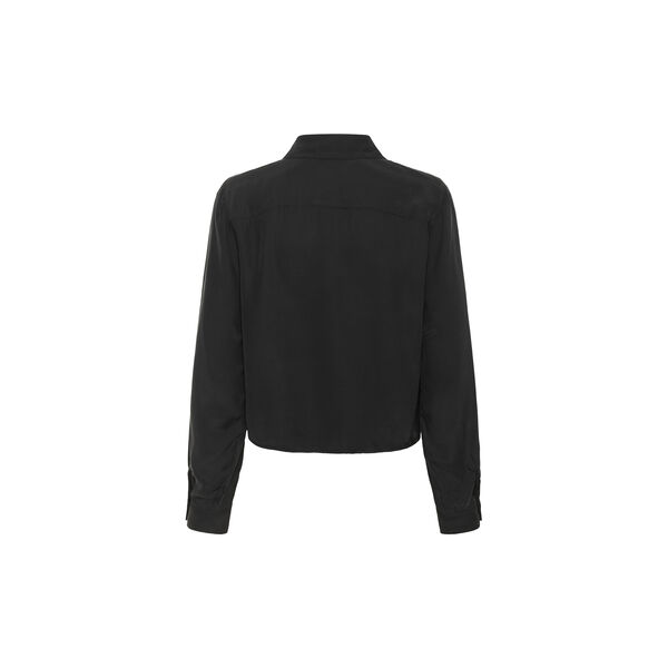 MWSilk Short Shirt, black, My Essential Wardrobe