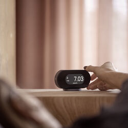 Vekkerklokke, svart, Jacob Jensen