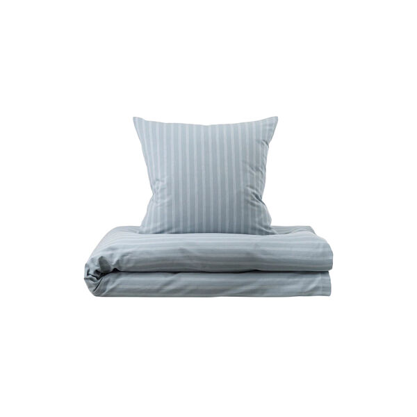 EVEN STRIPE senget&oslash;y, blue haze, Georg Jensen Damask