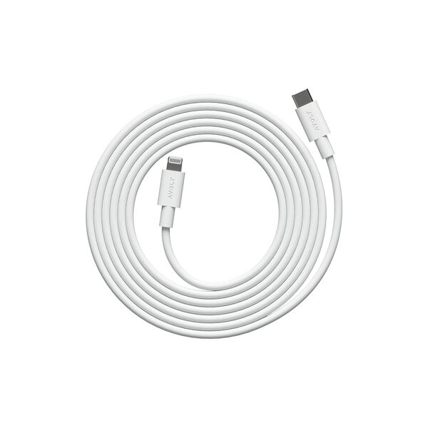 Cabel 1 USB-C to lightning, opal white, Avolt