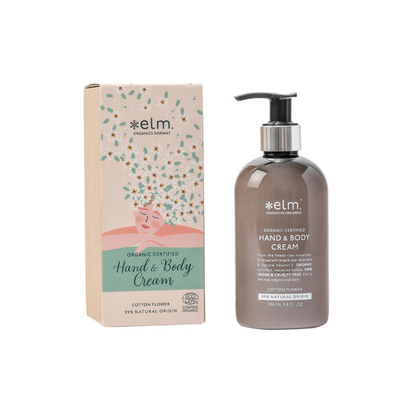 Hand & Body Cream i gaveeske, Elm Organics
