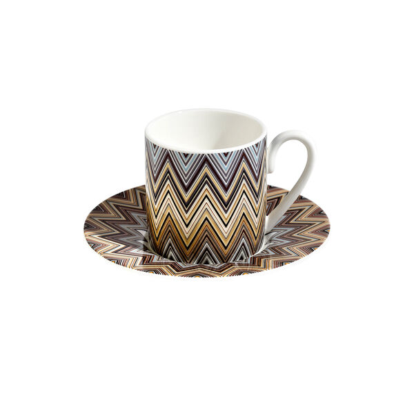 Jarris 148 kaffekopp og underskål, 2 pk Jarris 148 kaffekopp og underskål, 2 pk, Missoni Home