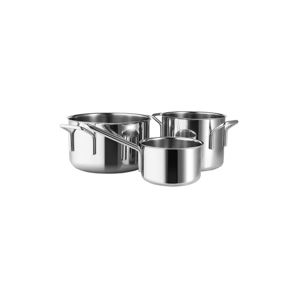 Stainless Steel Grytesett 3 deler, Eva Trio