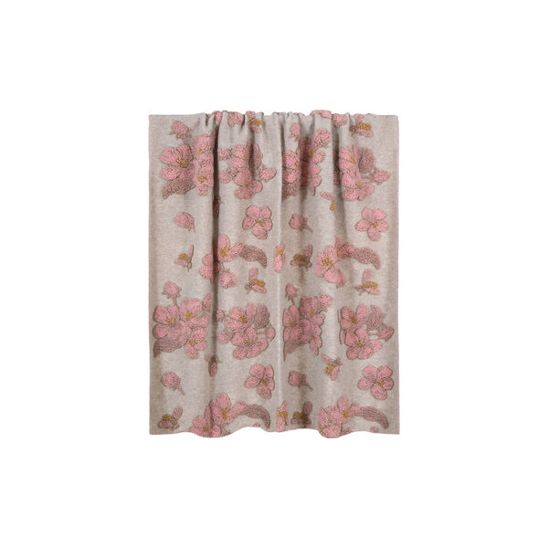 Magnolia pledd - lett kort ull, rosa/beige Magnolia pledd - lett kort ull, rosa/beige, Frati Home