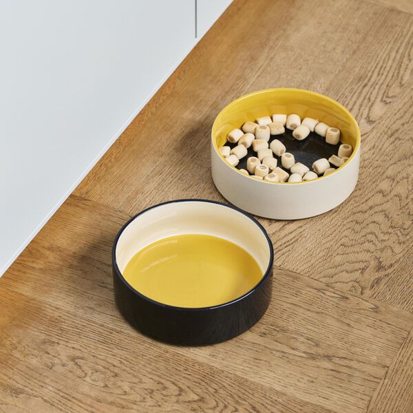 HAY Hundeskål, blue/yellow, HAY