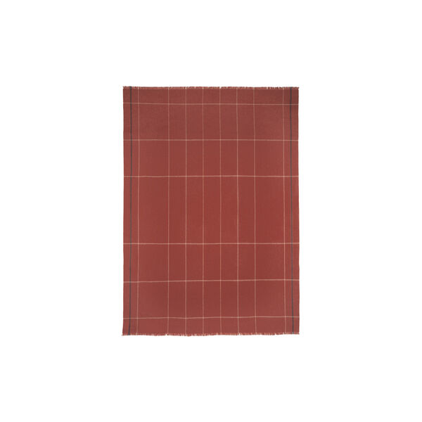 Square pledd, rusty red, ELVANG