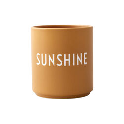 SUNSHINE favorittkopp, sennep, Design Letters