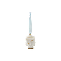 Muse Masquerade Ornament, hvit/gull, Jonathan Adler