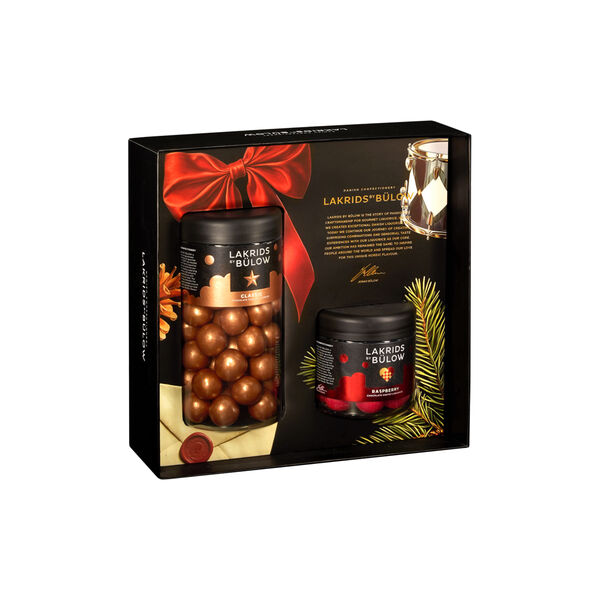 WINTER 26 Black Box, classic caramel/crispy raspberry, Lakrids by B&uuml;low