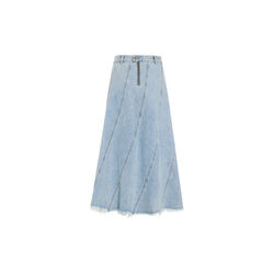 Mette Denim Skirt, light denim, HUNK&Oslash;N