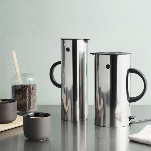 EM77 vannkoker, steel, Stelton