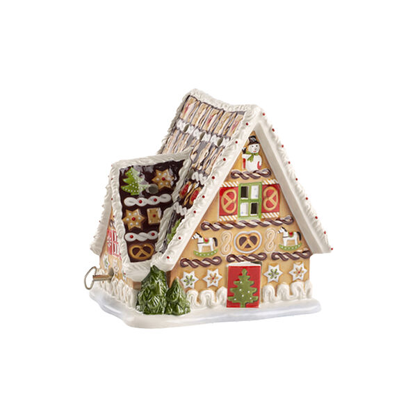 Christmas Toys Gingerb.House w/music box, multi, Villeroy & Boch