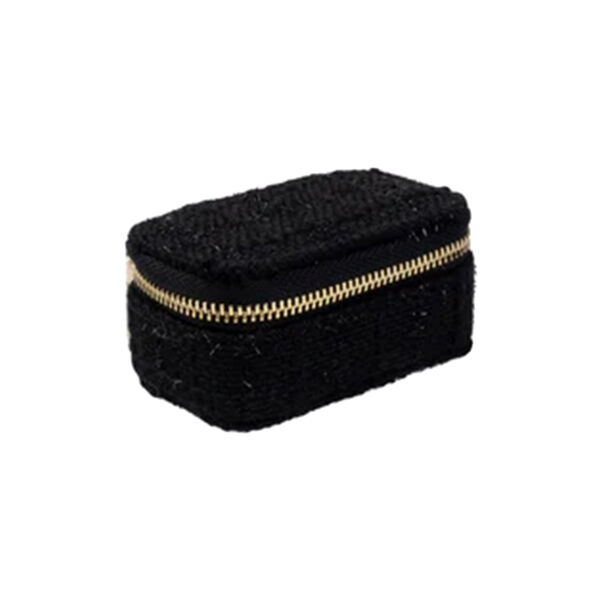Tweed Jewellery Box Micro, black, DARK department