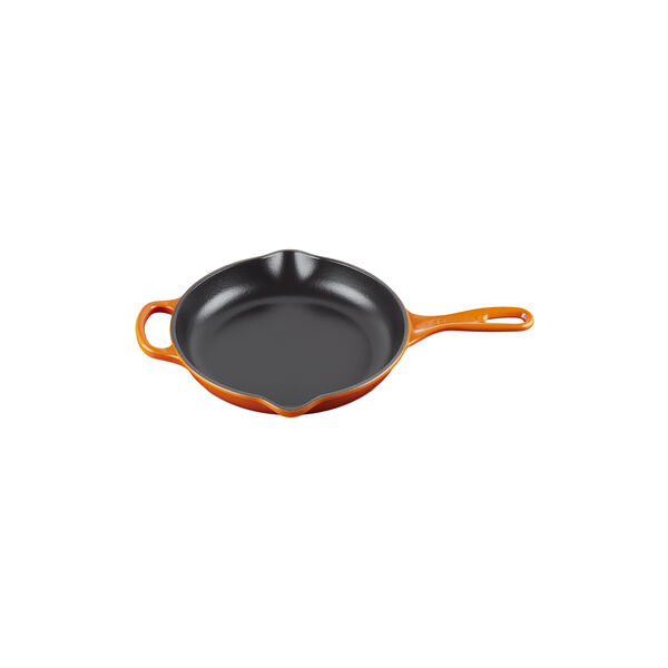 Signature st&oslash;pejern stekepanne &Oslash; 23 cm, volcanic, Le Creuset