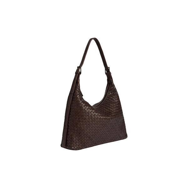 TribecaMBG Bag Weave, dark brown, Markberg
