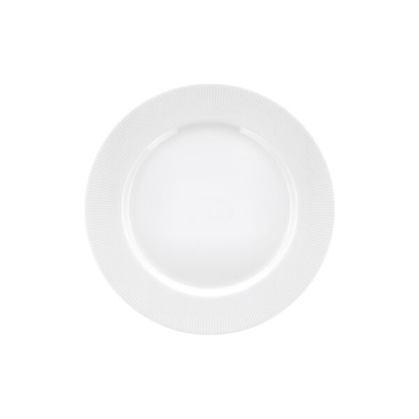 Eventail flat tallerken med fane Ø 22 cm, hvit Eventail flat tallerken med fane Ø 22 cm, hvit, Pillivuyt