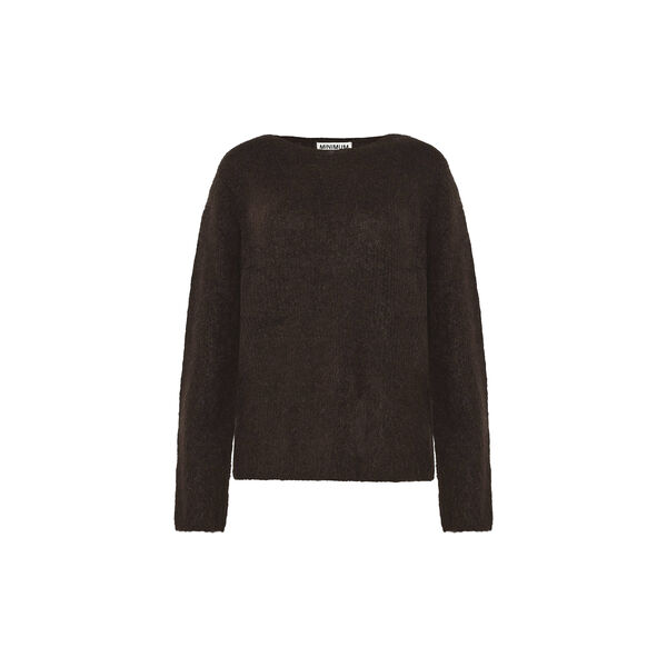 Calaha jumper, seal brown, Minimum