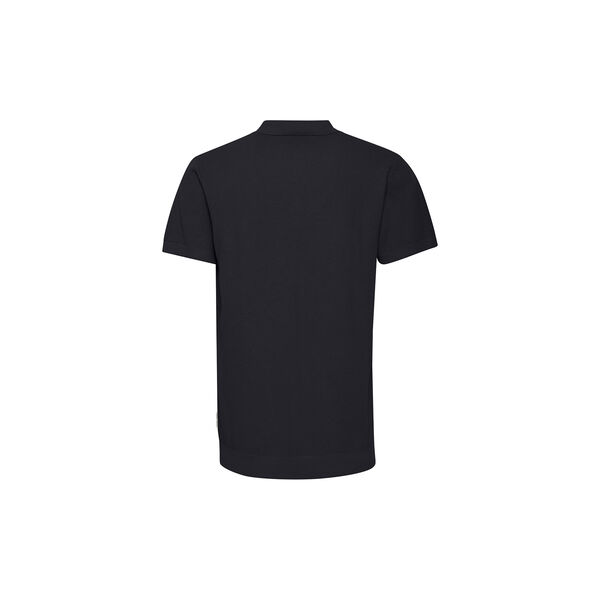 CFMATEO SS Structured Polo Knit, dark navy, Casual Friday