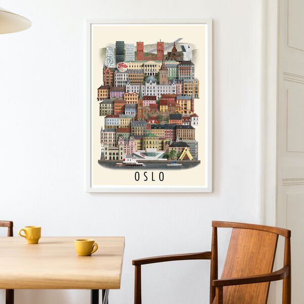 Oslo plakat A3, Martin Schwartz