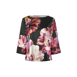 Etta blouse, dark brown, PBO