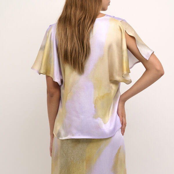 OlgaKB Top, olga print lilac, Karen by Simonsen