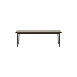 6490 Ana uttrekksbord, almond/r&oslash;kt eik, Fredericia Furniture