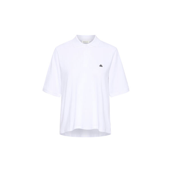 KBXenia Tee Polo, bright white, Karen by Simonsen