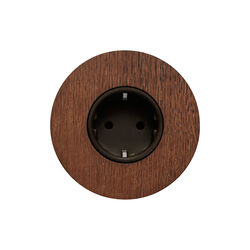 KLOSS Stikkontakt Rund, varm eik, Kjaer + Loege