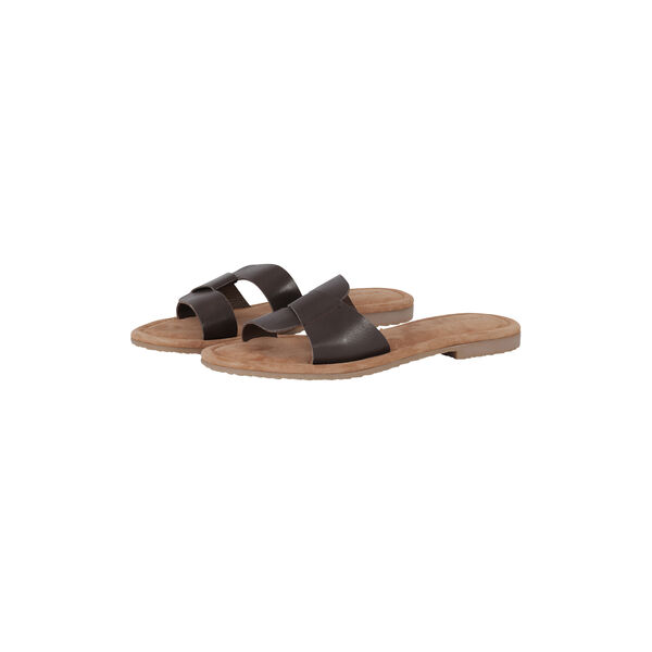 VERA1004 Leather Sandal, bison, Ilse Jacobsen Hornb&aelig;k