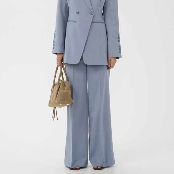 GZwendi HW pants, dusty blue, Gestuz