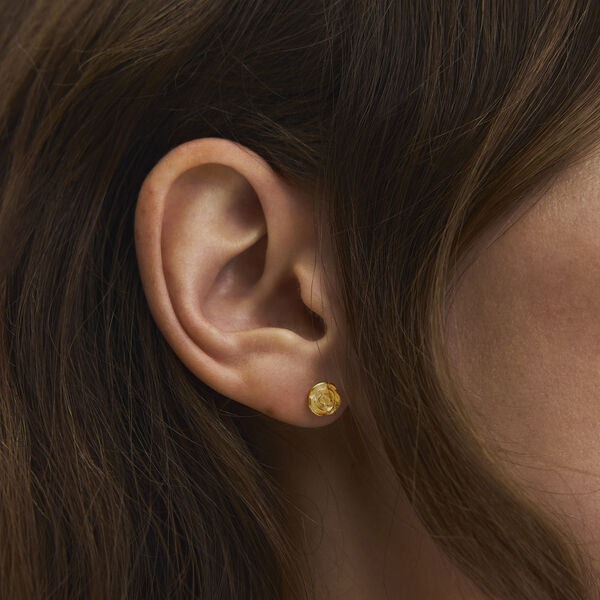 Rose &Oslash;restikker Small, forgylt, Pernille Corydon Jewellery
