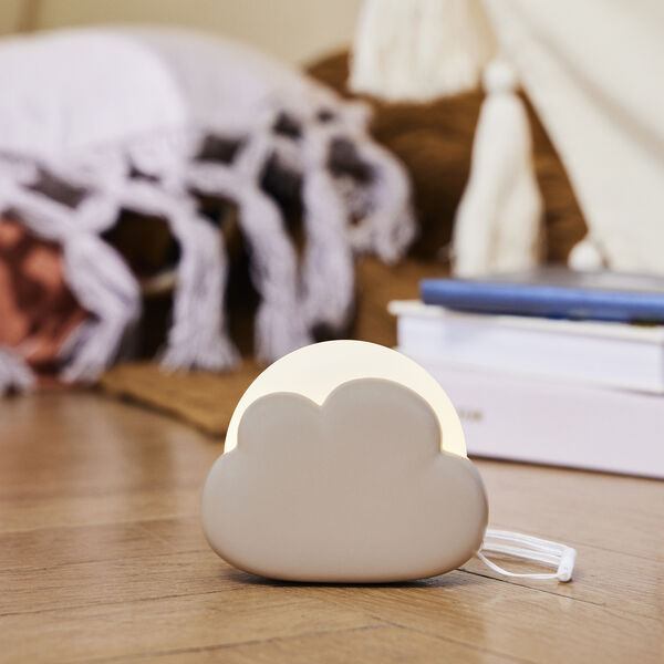 Cloudy nattlampe, ivory sand, Kreafunk