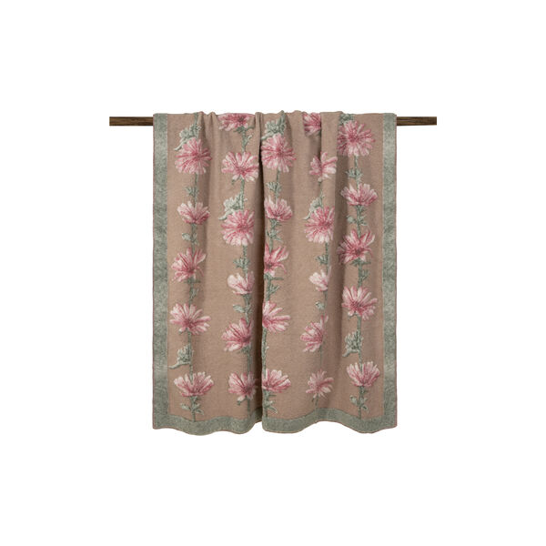 CICORIA BLUE Boiled wool pledd 150x190 cm, Frati Home