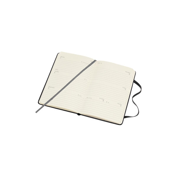 Weekly Horizontal Planner 2021, sort, Moleskine
