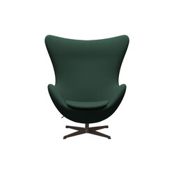 Egg&trade; 3316 loungestol, Christianshavn 1160 dark green uni/brown bronze, Fritz Hansen