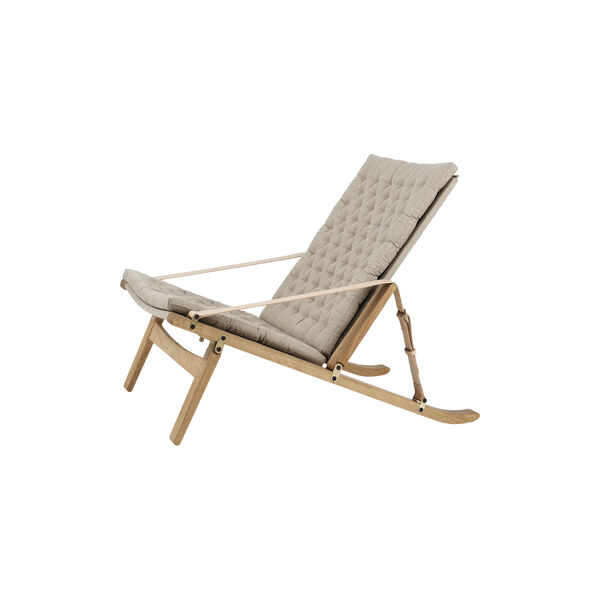 FK11 Plico loungestol, hvitoljet eik/natur, Carl Hansen & S&oslash;n