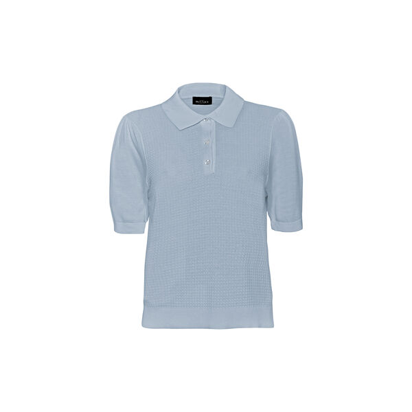 5445 WW - Retro Polo Puff, blue, SAND Copenhagen
