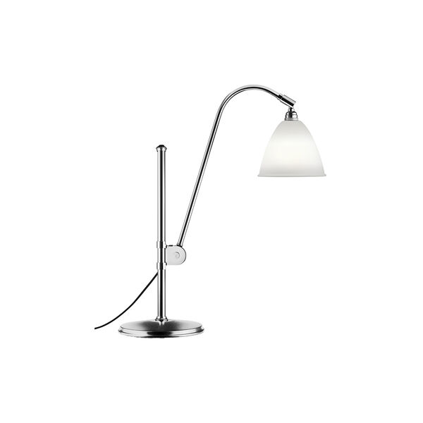 Bestlite BL1 bordlampe, benporselen/krom, GUBI