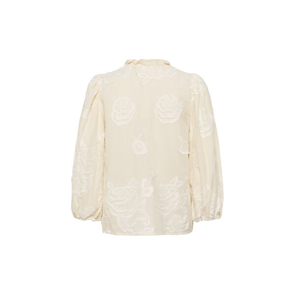 KBErmine Shirt, egret, Karen by Simonsen