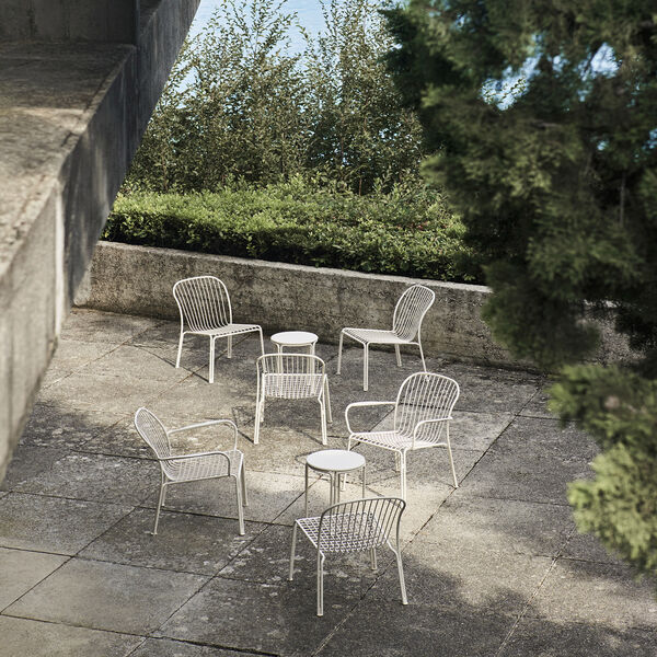 Thorvald SC100 Outdoor Lounge Chair, ivory, &Tradition