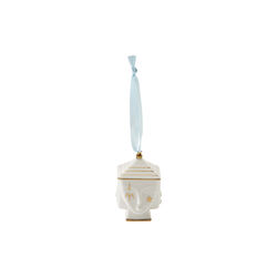 Muse Masquerade Ornament, hvit/gull, Jonathan Adler